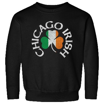 Discover Chicago Irish Shamrock Apparel Sweatshirts