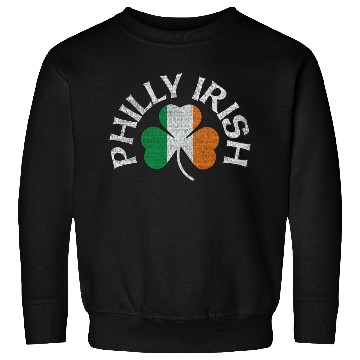 Discover Philly Irish Shamrock Flag Apparel Sweatshirts