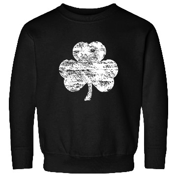 Discover Distressed White Shamrock Sweatshirts