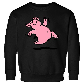Discover Happy dancing Pig Sweatshirts
