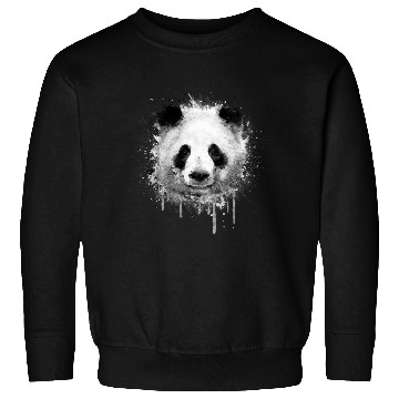 Discover Cool Artistic Panda Portrait (watercolor design) Sweatshirts