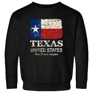 Discover Texas Flag - Vintage Look Sweatshirts