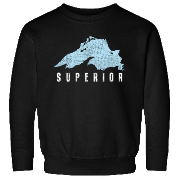 Discover Lake Superior Great Lakes Sweatshirts