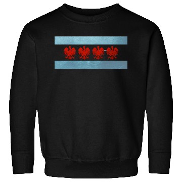 Discover Chicago Polish Flag Sweatshirts