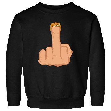 Discover Funny Trump Middle Finger Sweatshirts