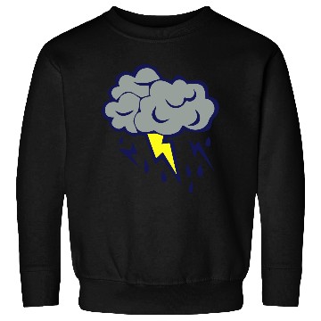 Discover lightning cloud rain storm 606 Sweatshirts