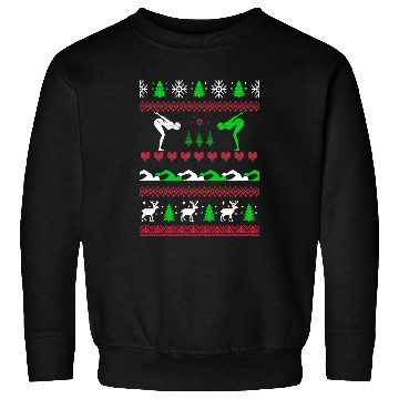 Discover Swimmer Chirstmas Sweater Sweatshirts