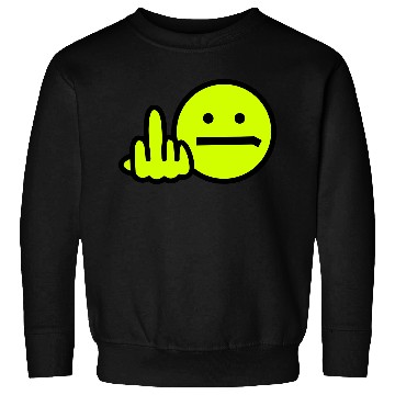 Discover Angry Smiley technical remix Sweatshirts