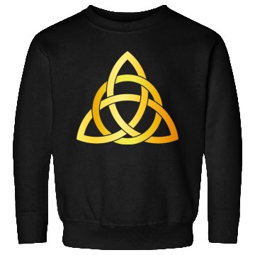Discover Original Triquetra circle celtic knot gold Sweatshirts