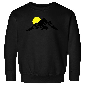 Discover Moutain and Sunrise, Mountains Sweatshirts