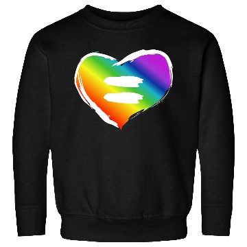 Discover LGBT Equality heart, gay pride Sweatshirts