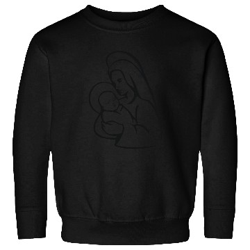 Discover Mary and baby Jesus Sweatshirts