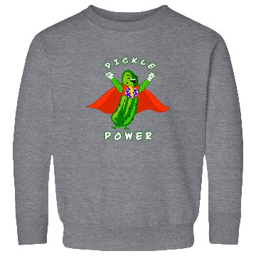 Discover Pickleball Pickle Power Superhero Sweatshirts