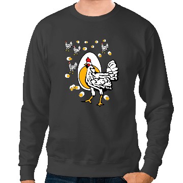 Discover Chicken Poultry Roseanne Chicken Sweatshirts
