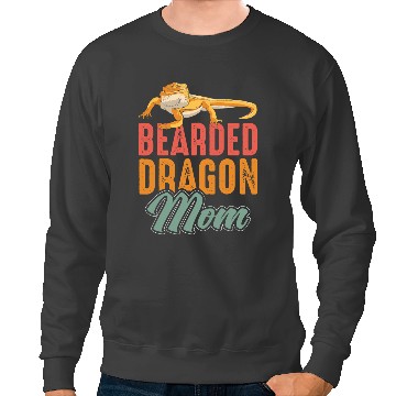 Discover Bearded Dragon Mom for a Reptile Owner Sweatshirts