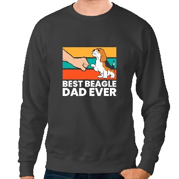 Discover Best Beagle Dad Ever Funny Beagle Dog Dad Sweatshirts