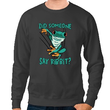 Discover Frog Gift Red Eyed Tree Frog Ribbit Rainforest Poison Dart Sweatshirts