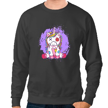 Discover Unicorns Magical Rainbow Dolls Curse Witchcraft Black Magic Sweatshirts