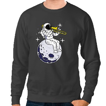 Discover Astronauts Playing trombones Vintage Sweatshirts