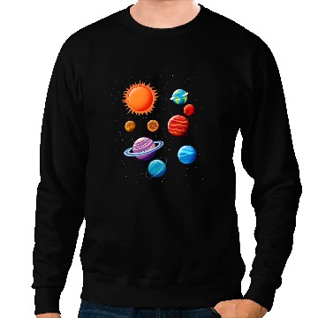 Discover Astronomy Lover Solar System Astronomy 1 Sweatshirts