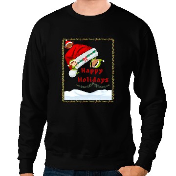 Discover Happy Holidays Elf Design Sweatshirts