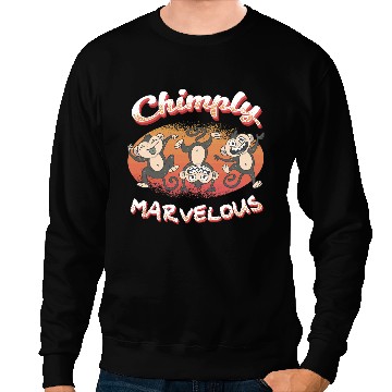 Discover Monkey Ape Zookeeper Primatologist Funny Chimpanzee Sweatshirts