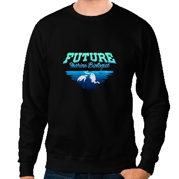 Discover Future Marine Biologist Fun Ocean Sea Life design Sweatshirts