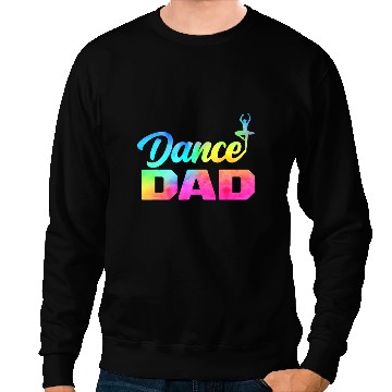 Discover Multicolor Retro Dance Dad Sweatshirts