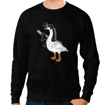 Discover Peace Was Never An Option Silly Goose Meme Funny Sweatshirts