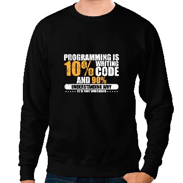 Discover Programming Quote for Software Developer Sweatshirts