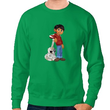 Discover Disney Pixar Coco | Miguel | Playing Guitar Sweatshirts