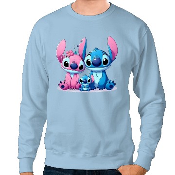 Discover Lilo And Stitch , Stitch Angel , Lilo and Stitch , Funny Stitch, Disney Family Sweatshirts