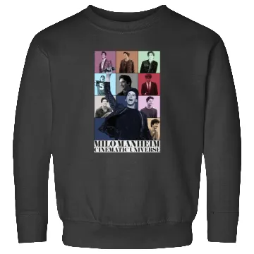 Discover Milo Manheim Cinematic Universe (Eras tour style) Sweatshirts