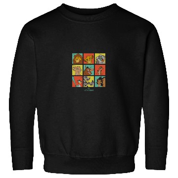 Discover Disneyss The Lion King Characters 90s Grid Sweatshirts