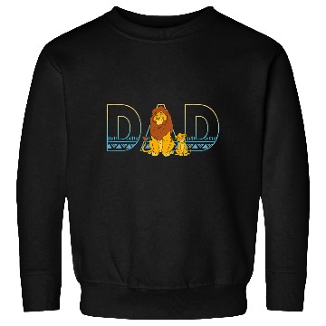 Discover Disney The Lion King Simba and Mufasa Dad Sweatshirts