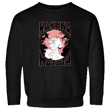 Discover Disneyss The Lion King Hakuna Matata Sunset Simba Sweatshirts