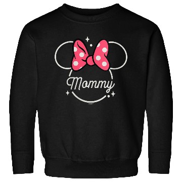 Discover Disney Minnie Mouse Mommy Mom Head Icon Magic Mothers Day Sweatshirts