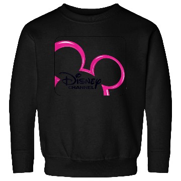 Discover Disney Channel  Mickey Mouse Pink 2000s Logo Sweatshirts