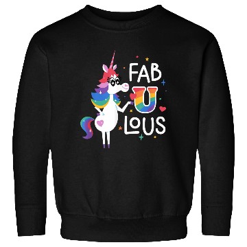 Discover Disneyss Pixars Inside Out Pride Rainbow Unicorns Fabulous Sweatshirts