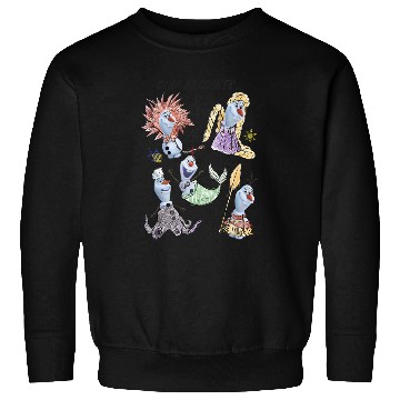 Discover Disney Olaf Presents Classic Costume Sketches Sweatshirts