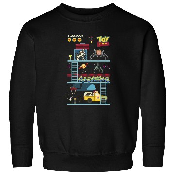 Discover Disney Pixar Toy Story 8-Bit Video Game Scene Sweatshirts