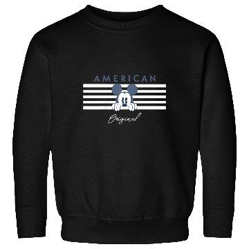 Discover Disney American Original Mickey Raglan Baseball Tee Sweatshirts