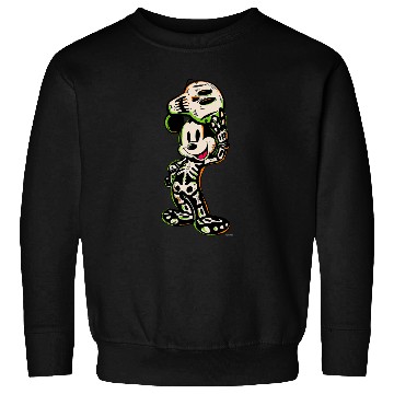 Discover Disney 100 Mickey Mouse Halloween Classic Skeleton Costume Sweatshirts