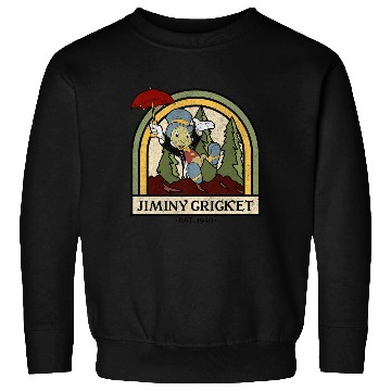 Discover Disney Pinocchio Jiminy Cricket Established 1940 Sweatshirts