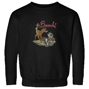 Discover Disney Bambi Group Shot Logo Sweatshirts