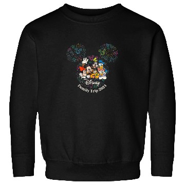 Discover Disney Mickey Friends Fireworks Vacation Family Sweatshirts
