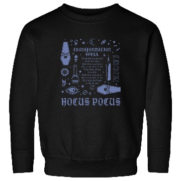 Discover Disney Hocus Pocus Halloween Transformation Spell Recipe Sweatshirts