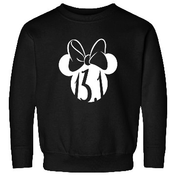 Discover Disney Mickey And Friends Minnie Mouse Half Marathon 13.1 Sweatshirts