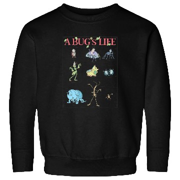 Discover Disney Pixar A Bug's Life Iconic Circus Bugs Characters Logo Sweatshirts