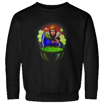Discover Disneyss Villains Evil Queen Cauldron Bubble Portrait Sweatshirts
